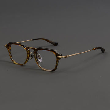 Fezell Vintage Titanium Acetate Glasses Frame